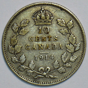 Canada 1914 10 Cents 153068 combine shipping