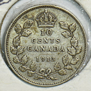 Canada 1913 SM Leaves 10 Cents 198006 combine shipping