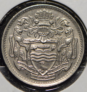 Guyana 1977 25 Cents Hoatzin animal  191143 combine shipping