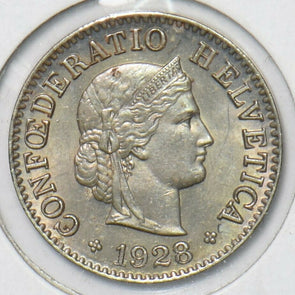 Switzerland 1928 5 Rappen BU 295545 combine shipping