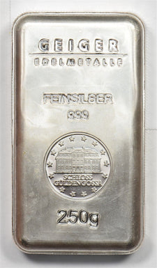 1990-'s Silver Art Bar 250gram Geiger Bar BU0910