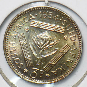South Africa 1954 3 Pence 193054 combine shipping