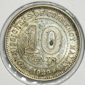 Malaya 1939 10 Cents 197721 combine shipping