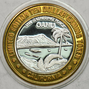 10 Dollar Sam Boyd's California. Silver gaming token. Limited edition 