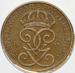 Sweden 1913 2 Ore 197105 combine shipping