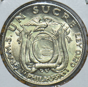 Ecuador 1928 Sucre Eagle animal UNC 295107 combine shipping