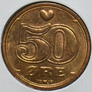 Denmark 1989 50 Ore 901943 combine shipping