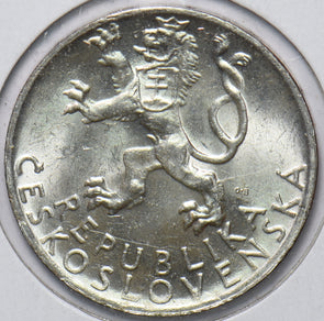 Czechoslovakia 1947 50 Korun Lion animal 240073 combine shipping