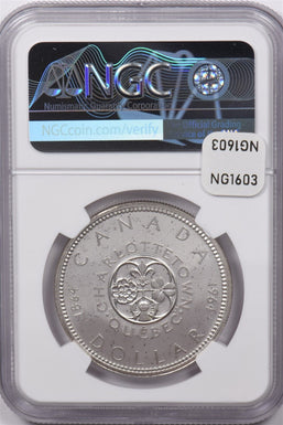 Canada 1964 1 Dollar Silver NGC PL 65 Cameo NG1603 combine shipping