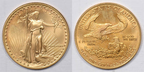 1986 25 Dollars gold 1/2oz Gold Eagle GL0261 combine shipping