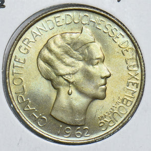 Luxembourg 1962 5 Francs 198801 combine shipping