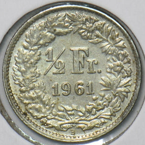Switzerland 1961 1/2 Franc 151094 combine shipping