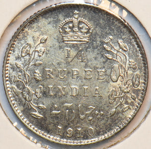 British India 1910 1/4 Rupee 193017 combine shipping