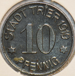 Germany 1919 10 Pfennig 296465 combine shipping