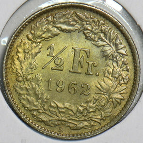 Switzerland 1962 1/2 Franc 298049 combine shipping