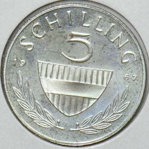 Austria 1967 5 Schilling Horse animal 151074 combine shipping