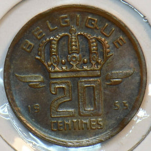 Belgium 1953 20 Centimes 903517 combine shipping