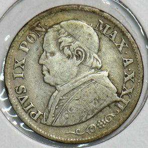 Vatican 1868 10 Soldi Papal States 298045 combine shipping