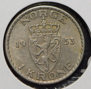 Norway 1953 Krone Lion animal  900248 combine shipping