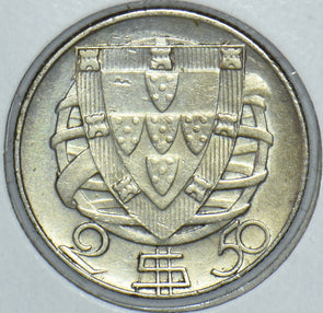 Portugal 1944 2 1/2 Escudos 191648 combine shipping
