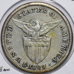 Philippines 1909 Peso Eagle animal 490196 combine shipping