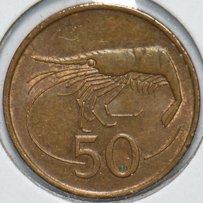 Iceland 1981 50 Aurar Shrimp animal Horse 192338 combine shipping
