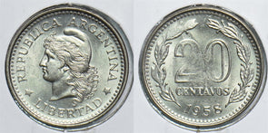 Argentina 1958 20 Centavos 198698 combine shipping