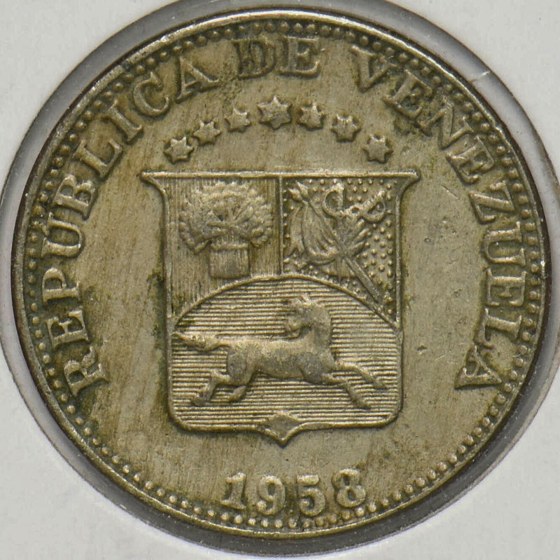 Venezuela 1958 12 1/2 Centimos Horse animal 293032 combine shipping