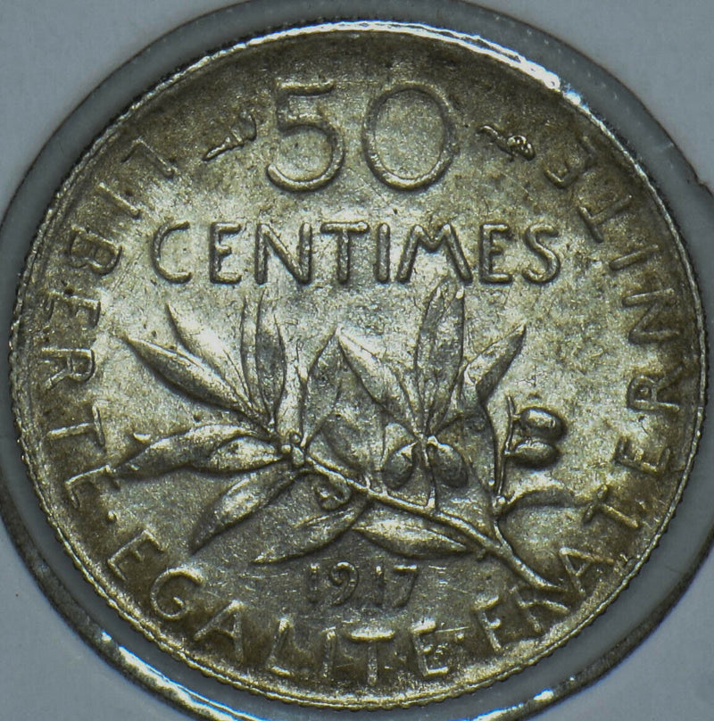 France 1917 50 Centimes 290779 combine shipping