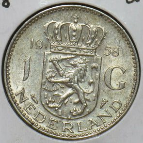 Netherlands 1958 Gulden 151012 combine shipping