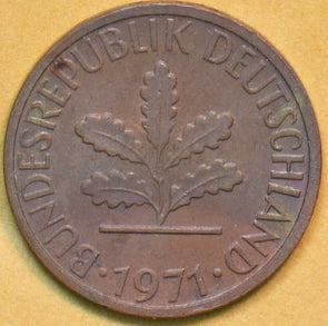 Germany 1971 Pfennig 902322 combine shipping