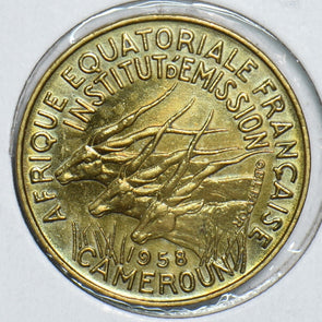 French Colonies 1958 5 Francs Cameroon Gazelle 198765 combine shipping