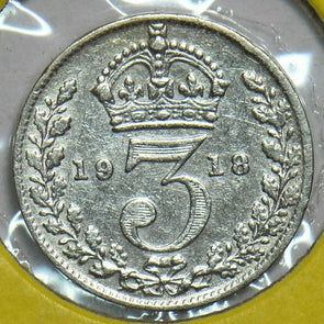 Great Britain 1918 3 Pence/Threepence 197375 combine shipping