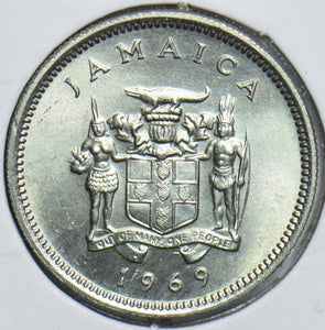 Jamaica 1969 5 Cents Crocodile animal 904646 combine shipping