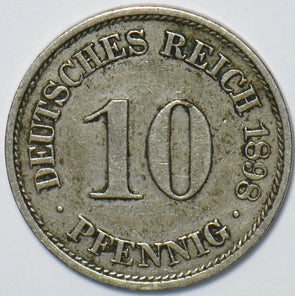 Germany 1898 10 Pfennig Eagle animal 903424 combine shipping