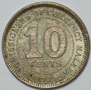Malaya 1939 10 Cents 296581 combine shipping