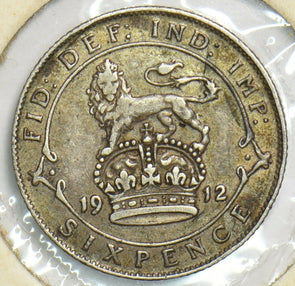 Great Britain 1912 6 Pence/Sixpence 197449 combine shipping