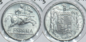 Spain 1953 10 Centimos Horse animal 299082 combine shipping
