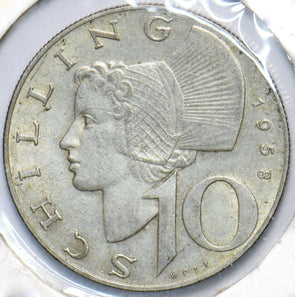 Austria 1958 10 Schilling 902291 combine shipping