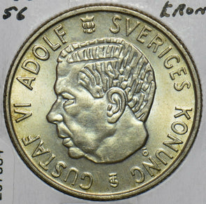 Sweden 1956 2 Kronor 297884 combine shipping