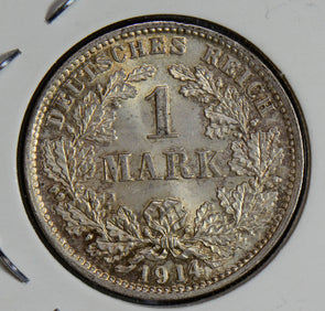 GE0107 Germany  Mark silver Gem BU combine shipping