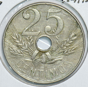 Spain 1927 25 Centimos 198441 combine shipping