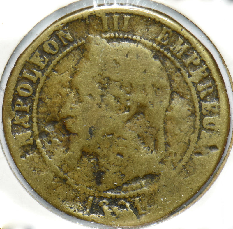 France 1851 10 Centimes Eagle animal 902126 combine shipping