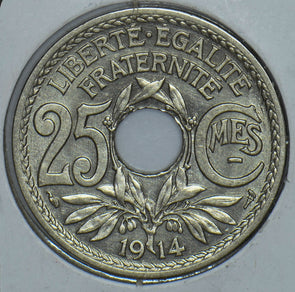 France 1914 25 Centimes 150448 combine shipping