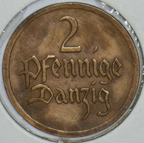 Danzig 1926 2 Pfennig 290956 combine shipping