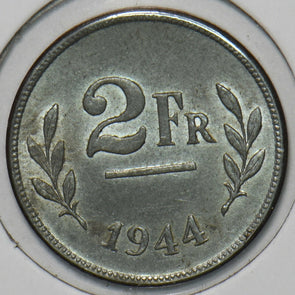 Belgium 1944 2 Francs 195872 combine shipping