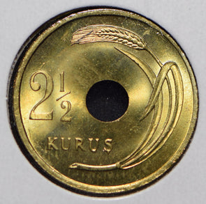 Turkey 1948 2 1/2 Kurus  290124 combine shipping