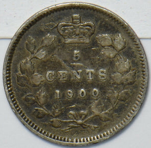 Canada 1900 5 Cents 150707 combine shipping