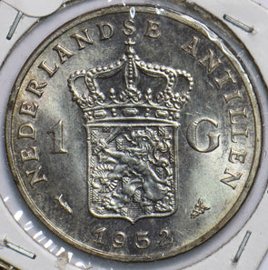 Netherlands 1953 Gulden Lion animal 292472 combine shipping