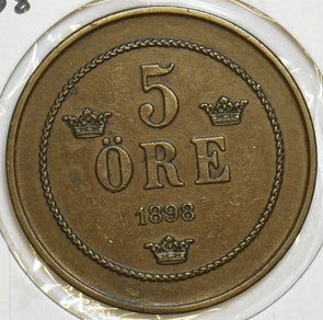 Sweden 1898 5 Ore 297927 combine shipping